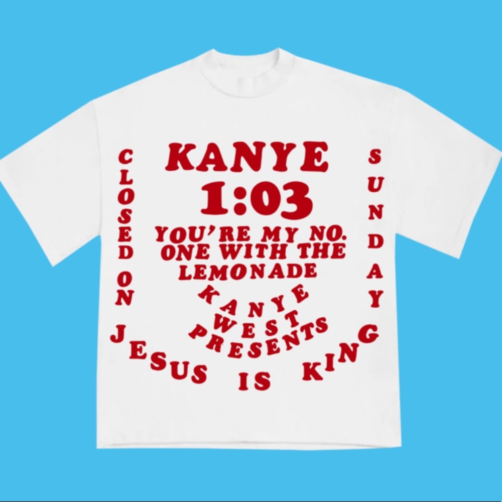 Yeezy Sunday Service shirt XL